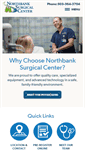 Mobile Screenshot of northbanksurgerycenter.com